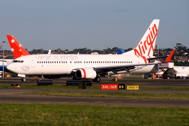 Virgin Australia Boeing 737 på Sydney lufthavn