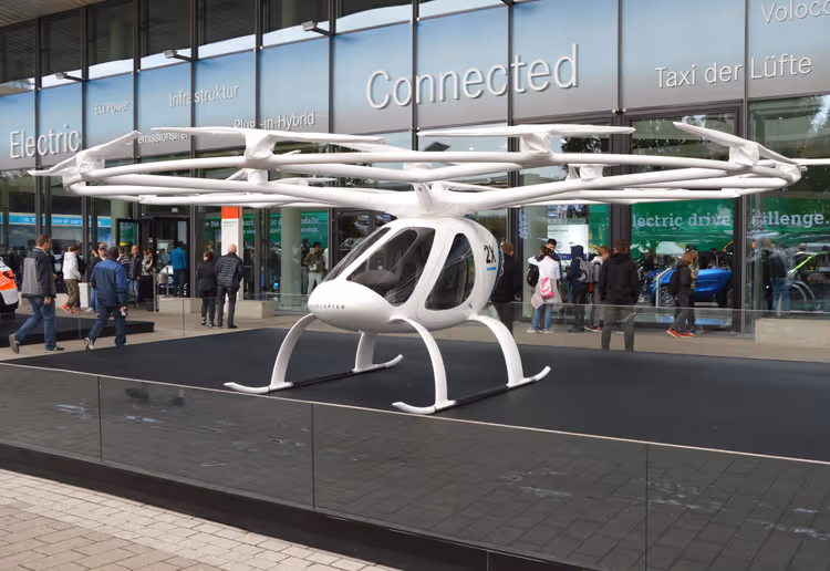 IAA 2017'de Volocopter 2X hava taksi