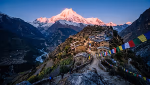 Manaslu ringmatk: kauge marsruut maailma kaheksanda kõrgeima tipu juures
