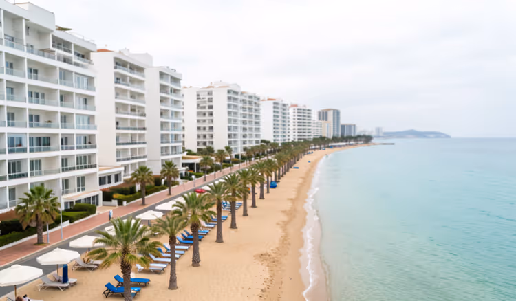 Strandhotels direkt am Sandstrand
