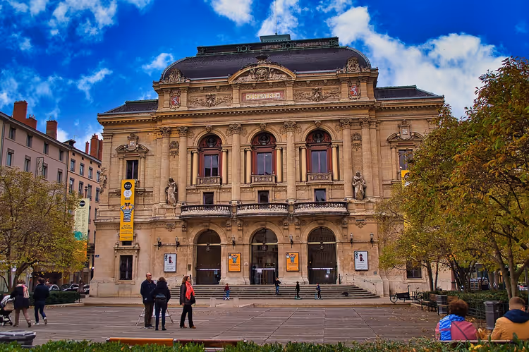Fasaden til Célestins-teatret i Lyon