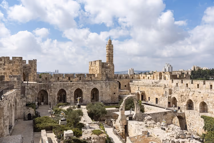 Davidsturm und Altstadtmauern in Jerusalem