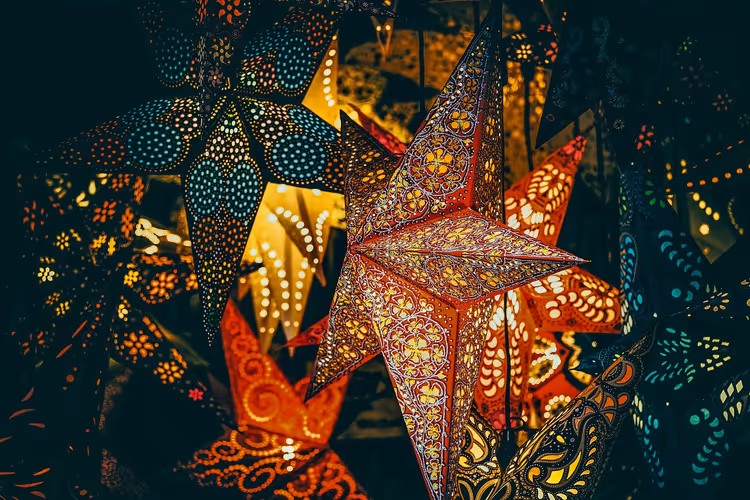 Souvenirs und Geschenke auf dem Weihnachtsmarkt