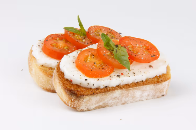 Crostini con crema di verdure
