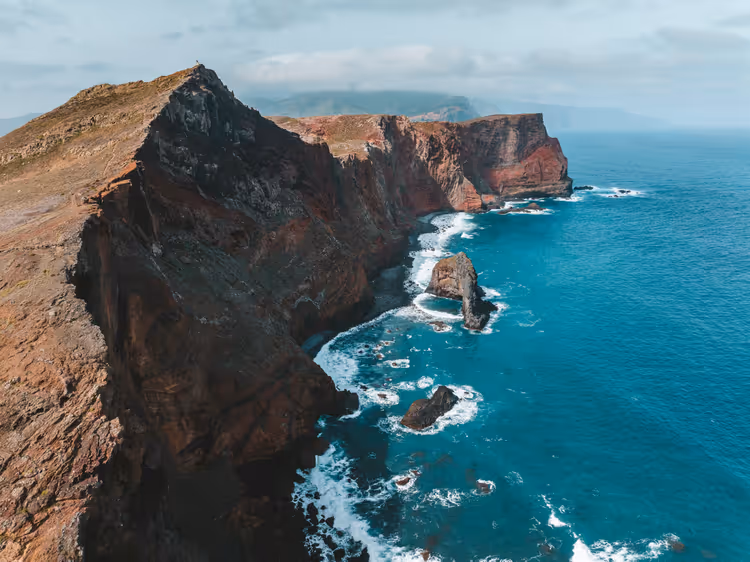 Acantilados de la isla de Madeira