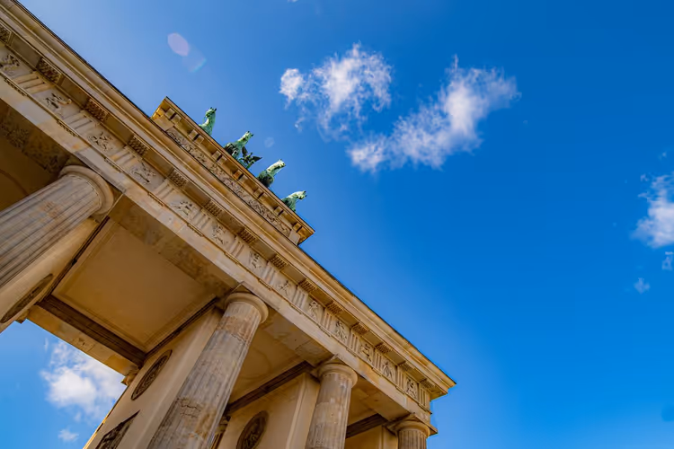 Brandenburger Tor an einem klaren Tag