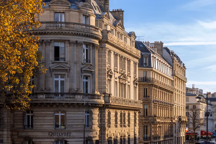 Elegante historische gebouwen aan Boulevard Saint-Germain