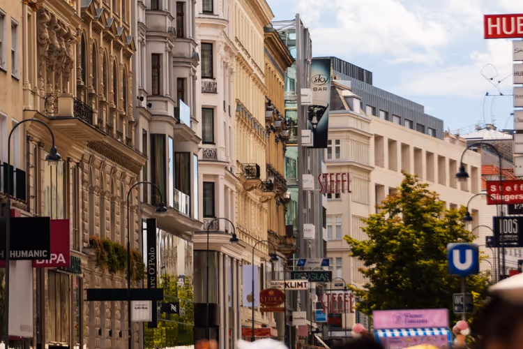 Handlegate i sentrale Wien