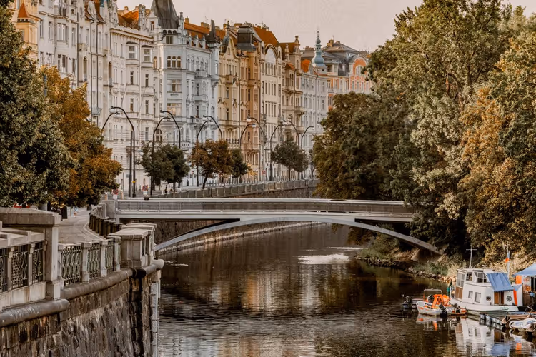 Moldauufer in Prag