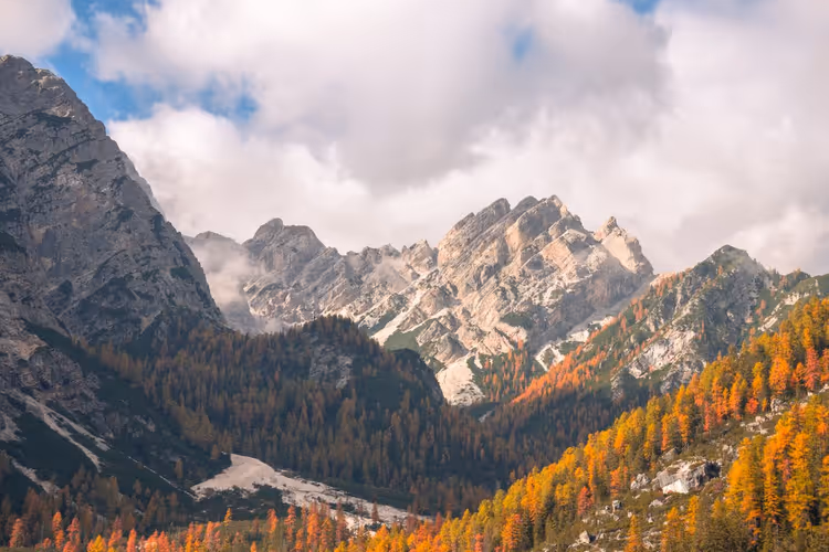 Larícios de outono nos Dolomitas, Alto Adige