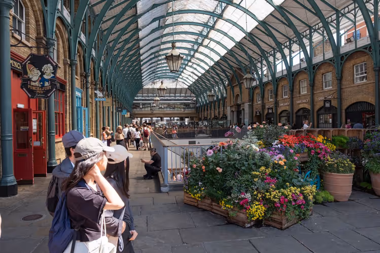 Bancarelle di fiori a Covent Garden Market