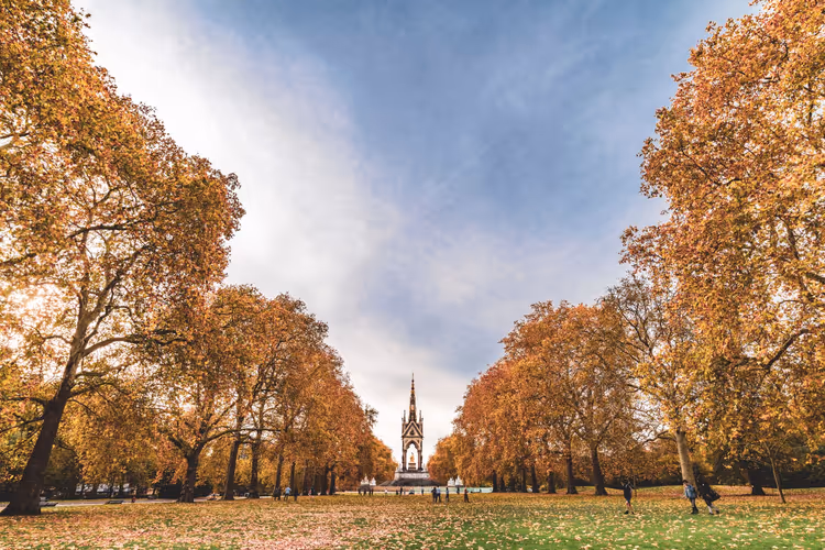 Londra'da Hyde Park: Serpentine gölü, Speakers' Corner ve Diana çeşmesi