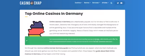 Online-Casinos für Deutsche - Genießen Sie Glücksspiele in Deutschland