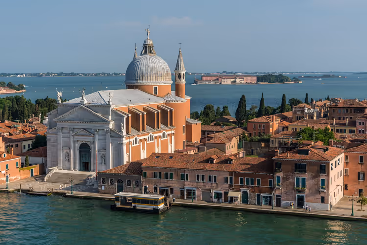 Il Redentore-kerk en kanaal op Giudecca