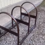 Moderner Fahrradabstellplatz vom Hersteller