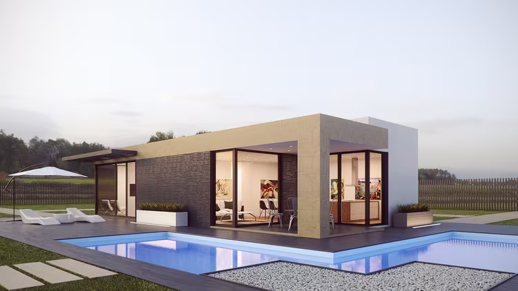Nachhaltiges modulares Wohnen