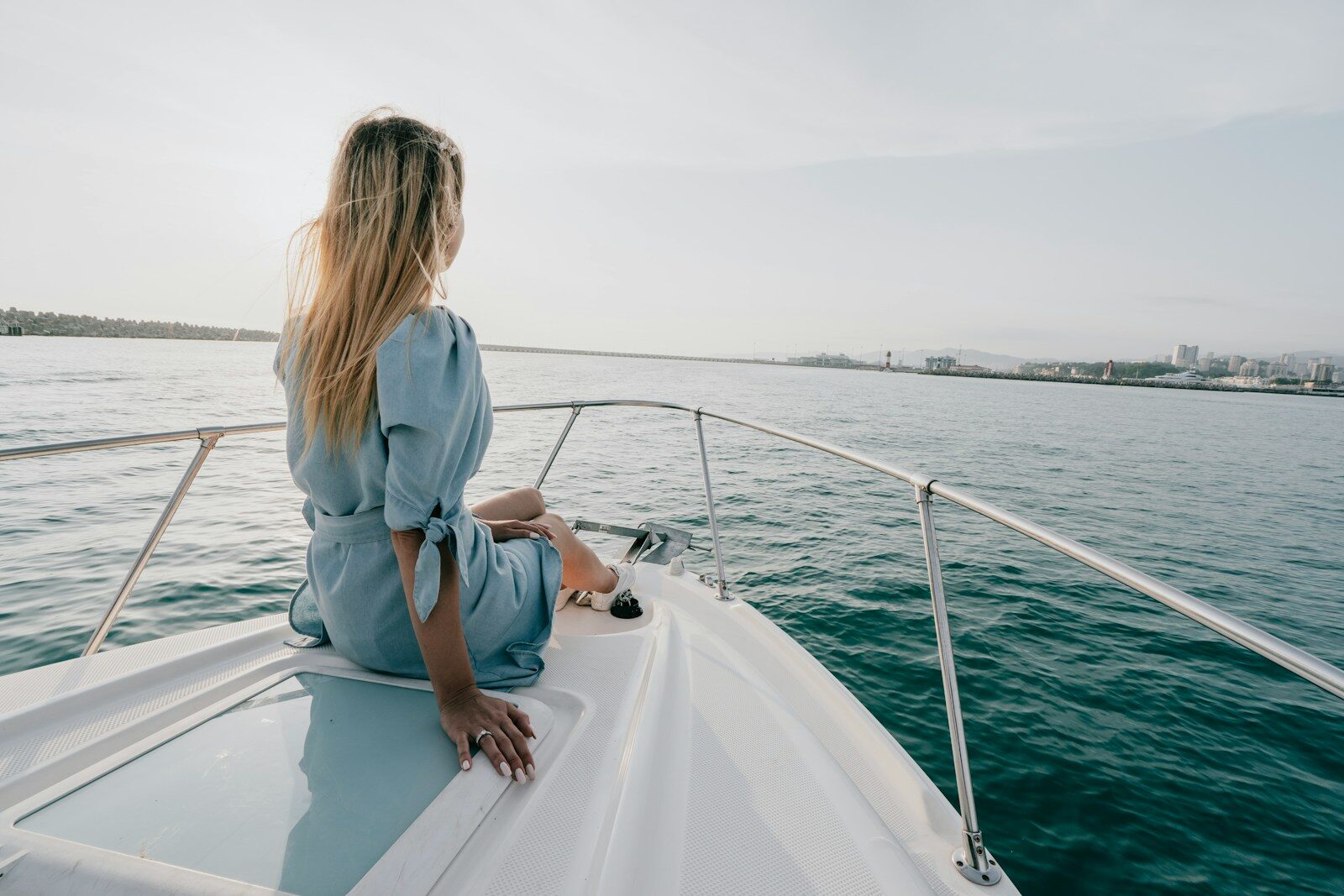 Catamaran meditation deck