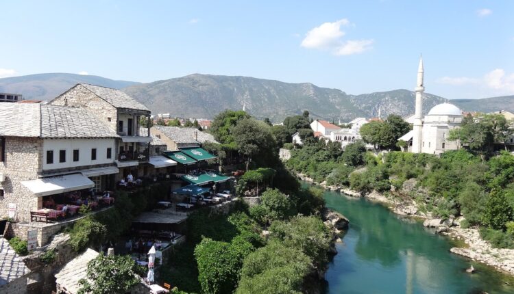 houses near river and trees during daytime