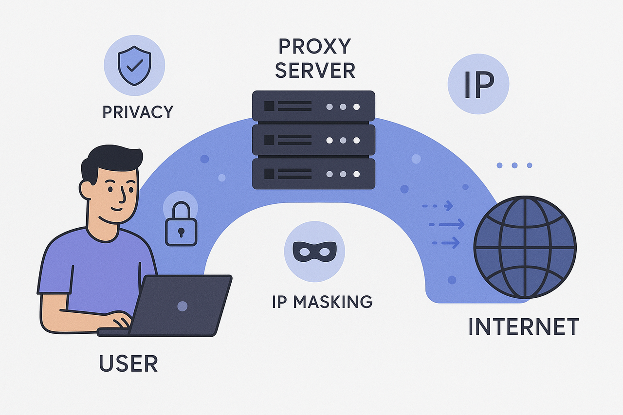 📸📸 Realistic photo of a laptop displaying proxy configuration settings, address and port fields in focus, desk-level camera angle, soft natural window lighting, clean professional workspace, highly detailed screen 📸📸 Proxy server address and port, proxy settings, browser network